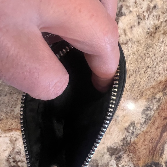 Michael Kors Black Zippered Card Case - Picture 5 of 5